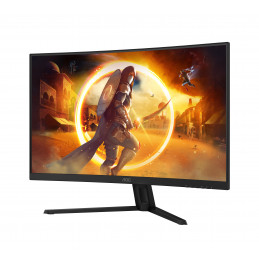 AOC G4 CQ32G4VE tietokoneen litteä näyttö 81,3 cm (32") 2560 x 1440 pikseliä Quad HD LCD musta, Harmaa