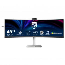 Philips 49B2U6900CH 00 tietokoneen litteä näyttö 124 cm (48.8") 5120 x 1440 pikseliä Dual QHD LCD musta