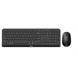 Philips 4000 series SPT6407B 21 näppäimistö Sisältää hiiren Universaali RF Wireless + Bluetooth QWERTY englanti musta