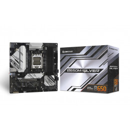 Biostar B650M-SILVER emolevy AMD B650 Pistoke AM5 mikro ATX