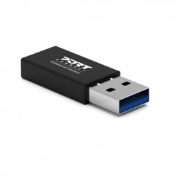 Port Designs 900154 kaapelin sukupuolenvaihtaja USB-A USB-C musta