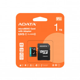 ADATA AUSDX1TUI3V30SA2-RA1 muistikortti 1 TB MicroSDXC UHS-I Luokka 10
