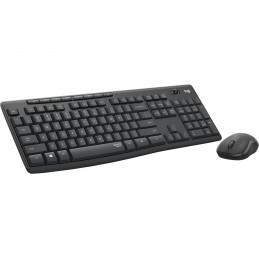 Logitech MK295 Silent Wireless Combo näppäimistö Sisältää hiiren Office USB QWERTY Pohjoismainen Grafiitti