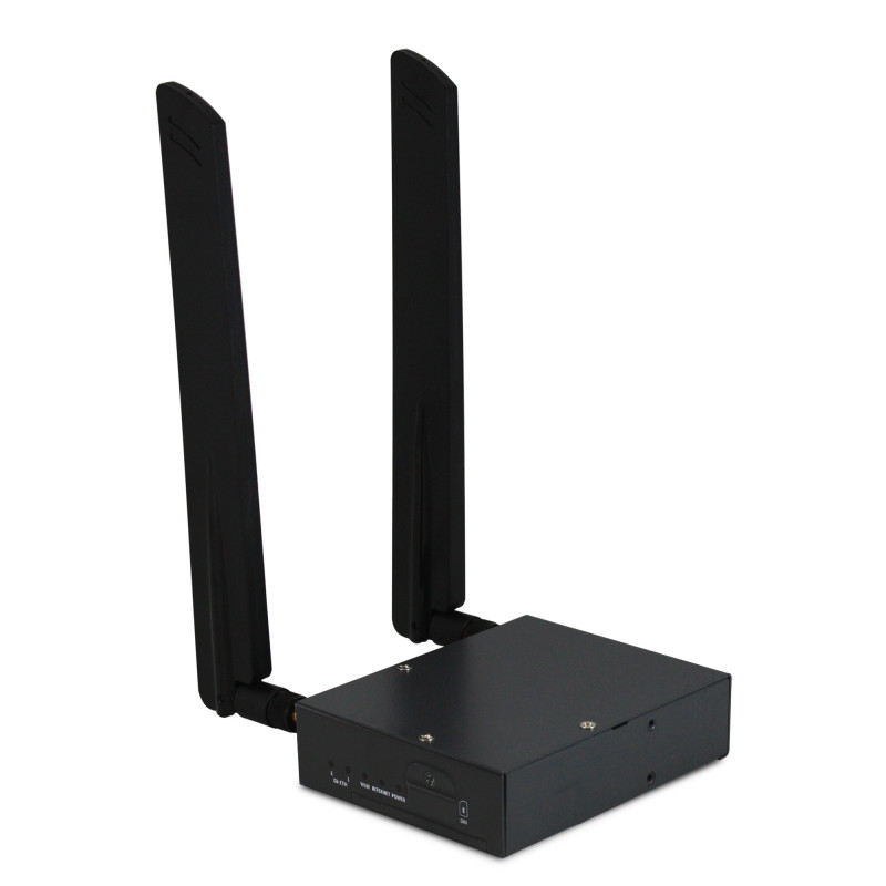 BECbyBILLION 4G LTE Industrial Router with langallinen reititin Nopea Ethernet musta