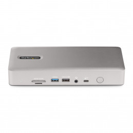 StarTech.com 132UE-TB4USB4DOCK kannettavien tietokoneiden telakka ja porttitoistin Langallinen Thunderbolt 4 Harmaa