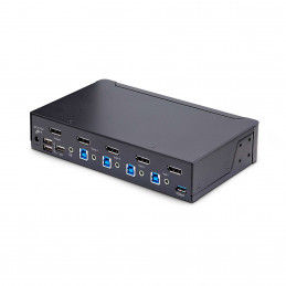 StarTech.com D86A2-4-PORT-8K-KVM KVM-kytkin musta