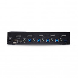 StarTech.com D86A2-4-PORT-8K-KVM KVM-kytkin musta