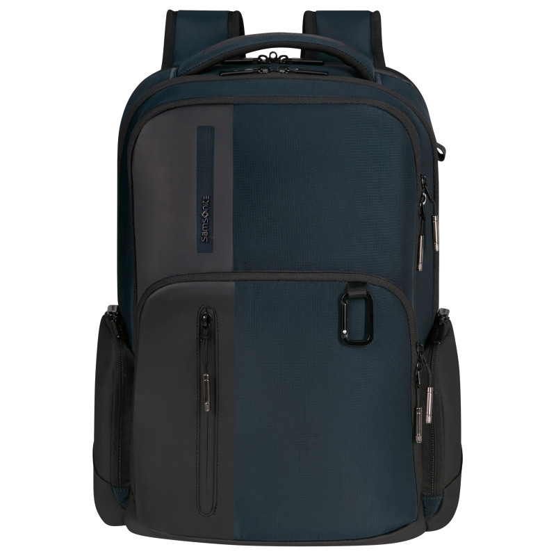 Samsonite Biz2go Backpack 15.6" reppu City backpack musta, Sininen Kangas, Polyeteenitereftalaatti