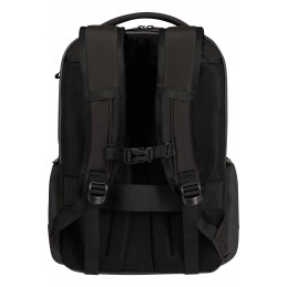 Samsonite Biz2go Backpack 15.6" reppu City backpack musta Kangas, Polyeteenitereftalaatti