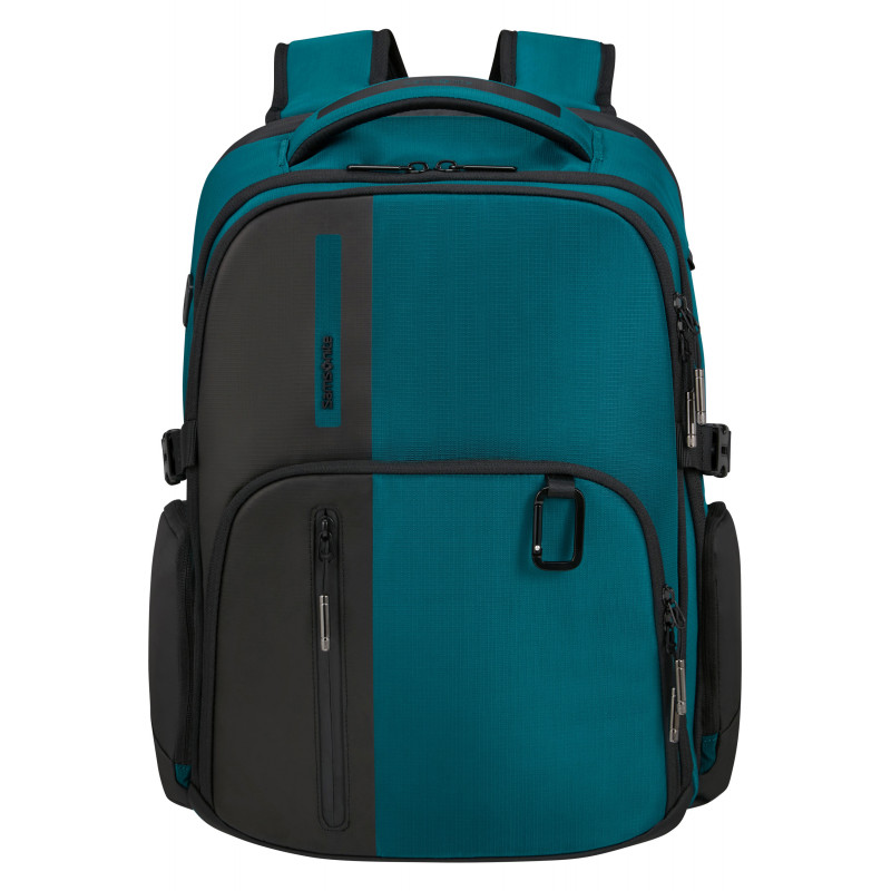 Samsonite Biz2go Backpack daytrip 15.6" reppu City backpack musta, Sininen Kangas, Polyeteenitereftalaatti