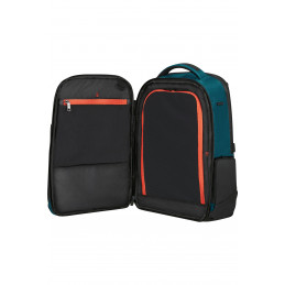 Samsonite Biz2go Backpack daytrip 15.6" reppu City backpack musta, Sininen Kangas, Polyeteenitereftalaatti