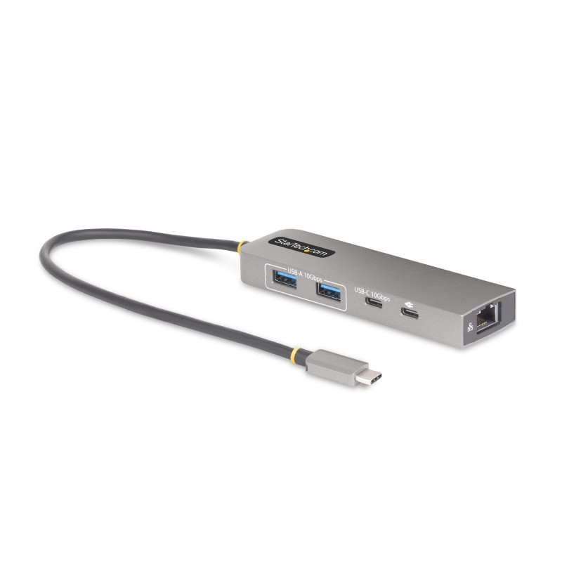 StarTech.com 10G2A1C25EPD-USB-HUB kannettavien tietokoneiden telakka ja porttitoistin Langallinen USB 3.2 Gen 2 (3.1 Gen 2)