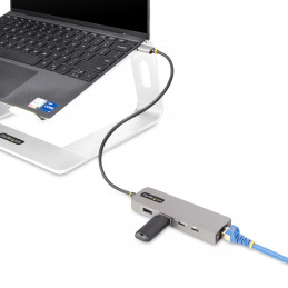 StarTech.com 10G2A1C25EPD-USB-HUB kannettavien tietokoneiden telakka ja porttitoistin Langallinen USB 3.2 Gen 2 (3.1 Gen 2)