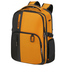 Samsonite Biz2go Backpack daytrip 15.6" reppu City backpack musta, Keltainen Kangas, Polyeteenitereftalaatti