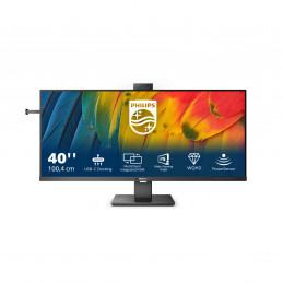 Philips 5000 series 40B1U5601H 00 tietokoneen litteä näyttö 101,6 cm (40") 3440 x 1440 pikseliä Wide Quad HD LCD musta