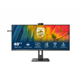 Philips 5000 series 40B1U5601H 00 tietokoneen litteä näyttö 101,6 cm (40") 3440 x 1440 pikseliä Wide Quad HD LCD musta