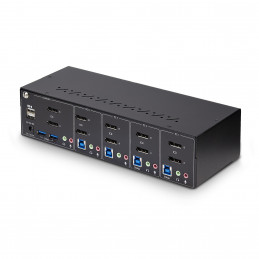 StarTech.com P4DD46A2-KVM-SWITCH KVM-kytkin musta