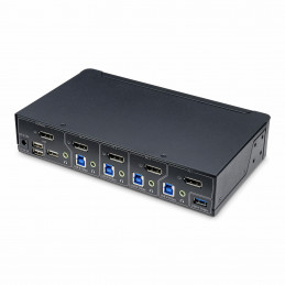 StarTech.com P4AD122-KVM-SWITCH KVM-kytkin Telineasennus musta