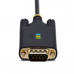StarTech.com 2P6FFC-USB-SERIAL kaapelin sukupuolenvaihtaja USB-A 2 x DB-9 RS-232 musta, Harmaa
