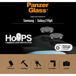 PanzerGlass Samsung Galaxy Hoops for new Z Flip4 2023 Black Kameran linssisuoja 1 kpl