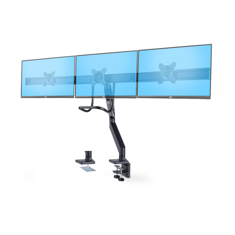 StarTech.com 3M1A3SG-MONITOR-ARM monitorin kiinnike ja jalusta 68,6 cm (27") Vastaanotto musta, Hopea