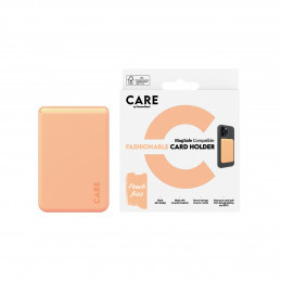 PanzerGlass PG CARE Cardholder Peachy iPhone matkapuhelimen suojakotelo Suojus Läpinäkyvä