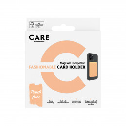 PanzerGlass PG CARE Cardholder Peachy iPhone matkapuhelimen suojakotelo Suojus Läpinäkyvä