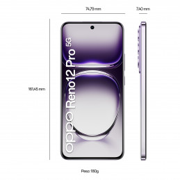 OPPO Reno12 Pro 17 cm (6.7") Kaksois-SIM Android 14 5G USB Type-C 12 GB 512 GB 5000 mAh Hopea