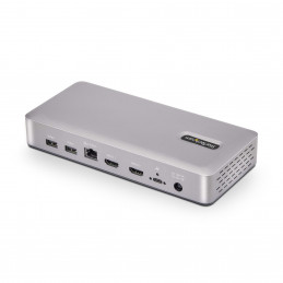 StarTech.com 155UE-USB4-DOCK kannettavien tietokoneiden telakka ja porttitoistin Langallinen Hopea