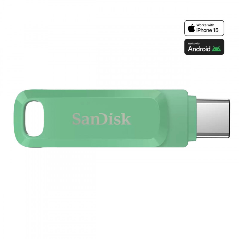 SanDisk Ultra Dual Drive Go USB-muisti 1 TB USB Type-C 3.2 Gen 1 (3.1 Gen 1) Vihreä