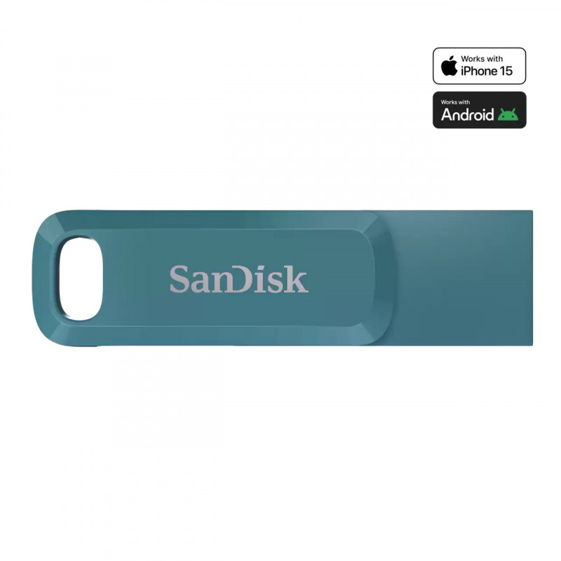 SanDisk Ultra Dual Drive Go USB-muisti 512 GB USB Type-C 3.2 Gen 1 (3.1 Gen 1) Turkoosi