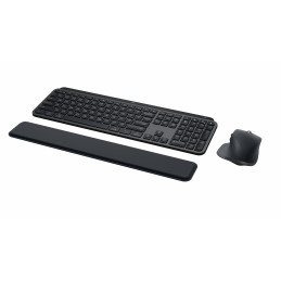 Logitech MX Keys S Combo näppäimistö Sisältää hiiren Office RF Wireless + Bluetooth QWERTY Kansainvälinen (US) Grafiitti