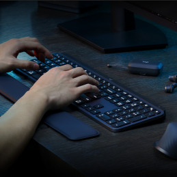 Logitech MX Keys S Combo näppäimistö Sisältää hiiren Office RF Wireless + Bluetooth QWERTY Kansainvälinen (US) Grafiitti