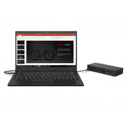 Lenovo ThinkPad Universal USB-C Dock Langallinen USB 3.2 Gen 1 (3.1 Gen 1) Type-C musta