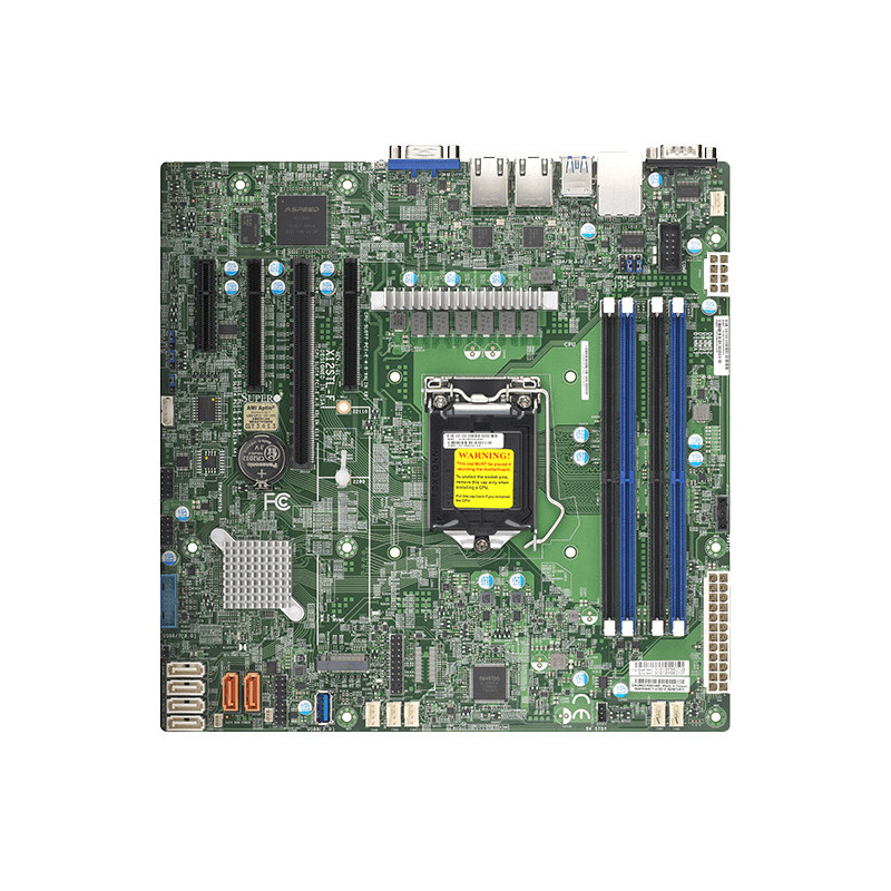 Supermicro MBD-X12STL-F-O emolevy Intel C252 LGA 1200 (Socket H5) mikro ATX