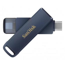 SanDisk iXpand USB-muisti 64 GB USB Type-C   Lightning 3.2 Gen 1 (3.1 Gen 1) Sininen