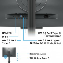 BenQ RD280UA tietokoneen litteä näyttö 71,6 cm (28.2") 3840 x 2560 pikseliä 4K Ultra HD musta