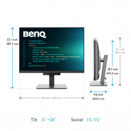 BenQ RD280U tietokoneen litteä näyttö 71,6 cm (28.2") 3840 x 2560 pikseliä 4K Ultra HD musta