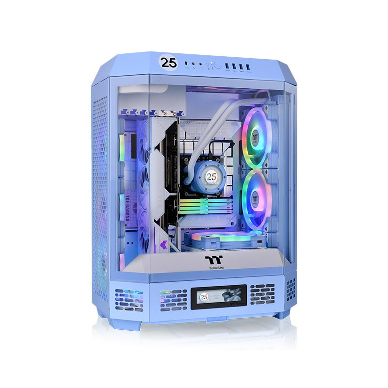 Thermaltake The Tower 600 Hydrangea Blue Midi Tower Sininen