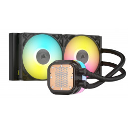 Corsair iCUE LINK TITAN RX RGB Suoritin All-in-one-nesteenjäähdytin 12 cm musta 1 kpl