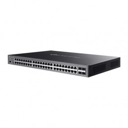 TP-Link Omada SG3452XMPP verkkokytkin Hallittu L2+ Gigabit Ethernet (10 100 1000) Power over Ethernet -tuki 1U musta