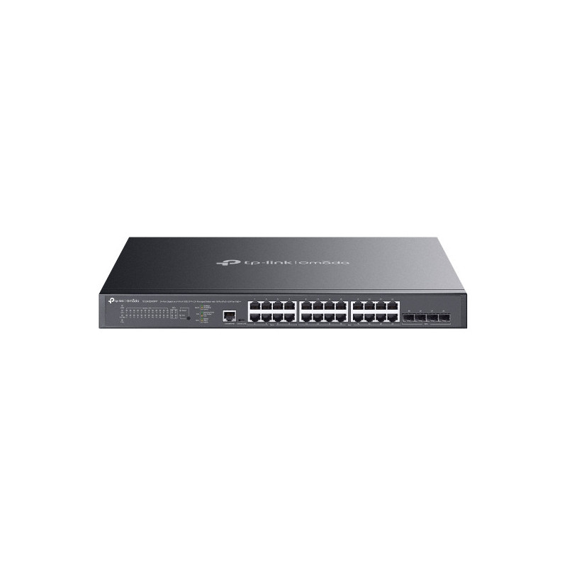 TP-Link Omada SG3428XMPP verkkokytkin Hallittu L2+ Gigabit Ethernet (10 100 1000) Power over Ethernet -tuki 1U musta