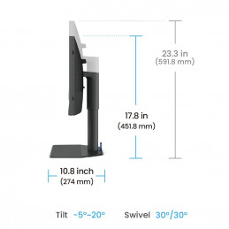 BenQ SW242Q tietokoneen litteä näyttö 61,2 cm (24.1") 2560 x 1600 pikseliä WQXGA LED musta