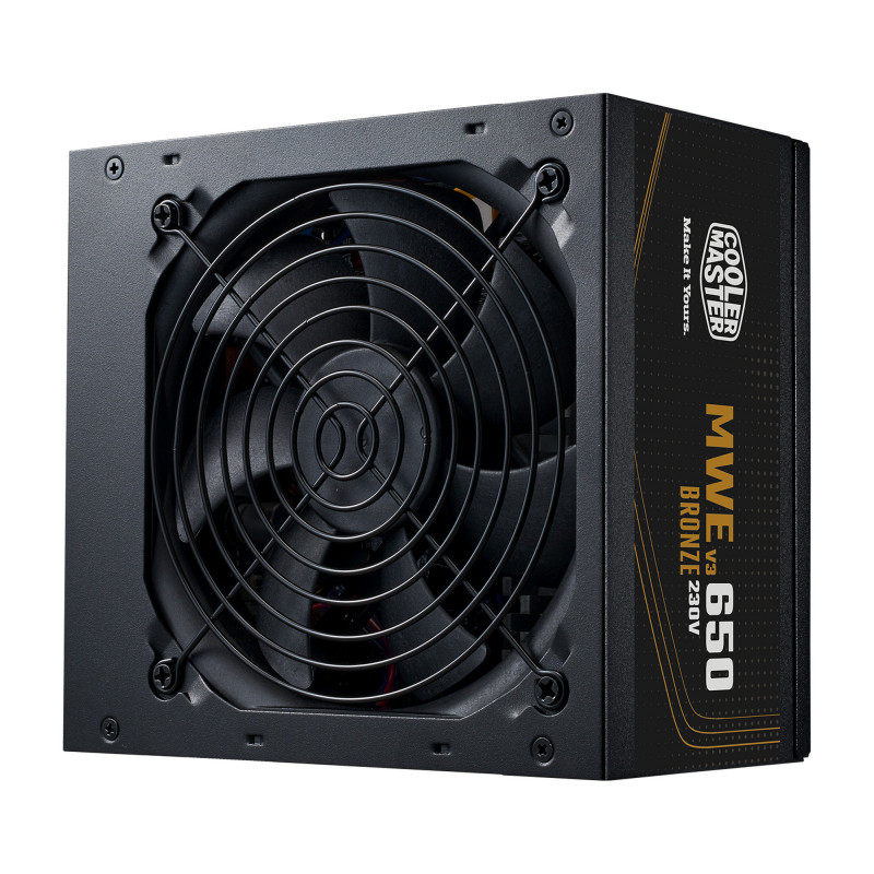 Cooler Master MWE Bronze 650 V3 230V virtalähdeyksikkö 650 W 24-pin ATX ATX musta