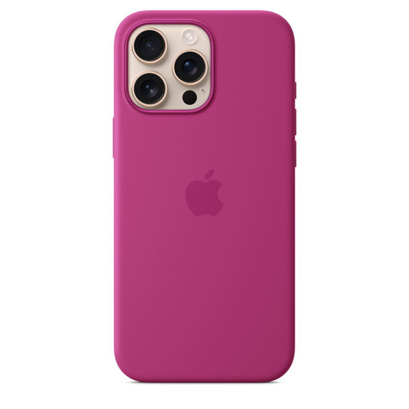 Apple iPhone 16 Pro Max n MagSafe-silikonikuori - fuksia