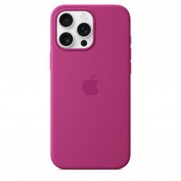 Apple iPhone 16 Pro Max n MagSafe-silikonikuori - fuksia