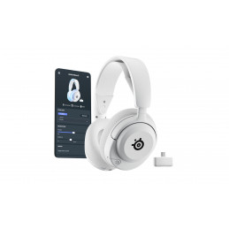 Steelseries Arctis Nova 5P Wireless Kuulokkeet Langaton Pääpanta Pelaaminen USB Type-C Bluetooth Valkoinen