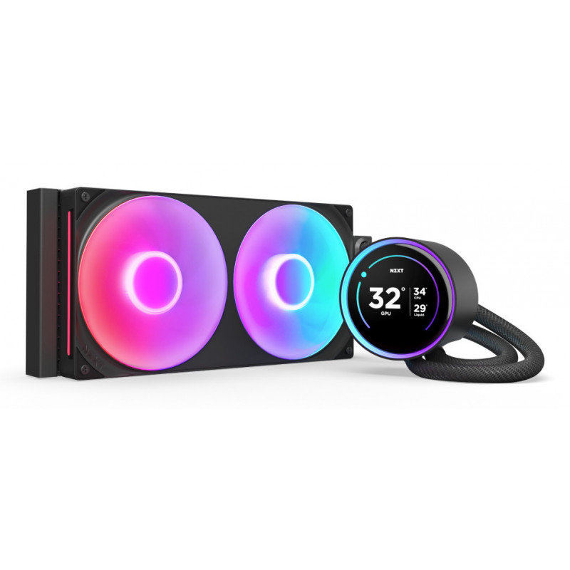 NZXT Kraken Elite 280 RGB Suoritin All-in-one-nesteenjäähdytin 14 cm musta 1 kpl