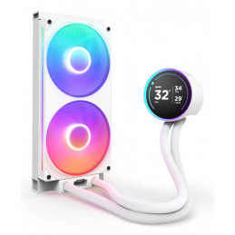 NZXT Kraken Elite 280 RGB Suoritin All-in-one-nesteenjäähdytin 14 cm Valkoinen 1 kpl