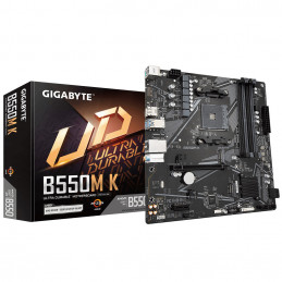 GIGABYTE B550M K emolevy AMD B550 Kanta AM4 mikro ATX